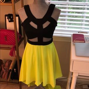 High Low Cut-Out Dress